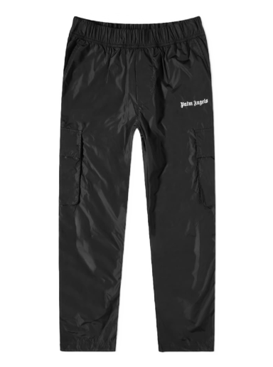 Träningsbyxor Palm Angels Nylon Cargo Pant Svart | PMCF015S22FAB0011010