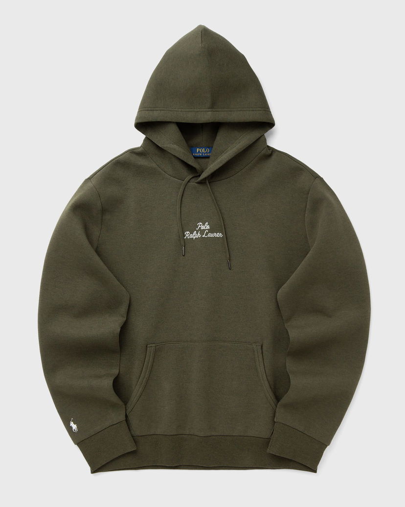 Sweatshirt Polo by Ralph Lauren Script Logo Hoodie Grön | 710936586021