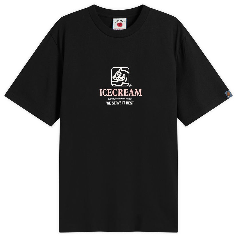 T-shirt BBC IceCream Serve It Best Graphic Tee Svart | IC25348-BLK