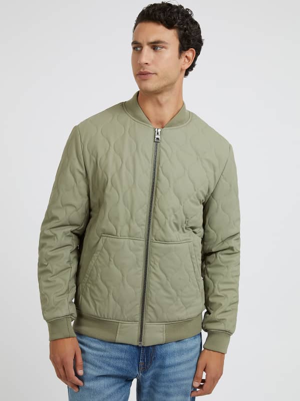 Jacka GUESS Quilted Bomber Grå | M3RL08WBS80, 0