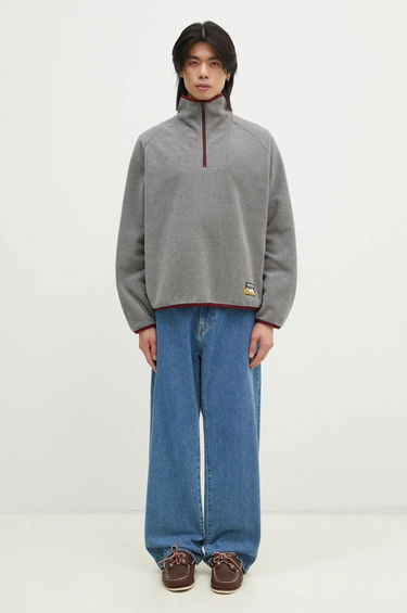 Sweatshirt Human Made Human Made Fleece Half-Zip Sweatshirt Grå | HM28CS019, 3