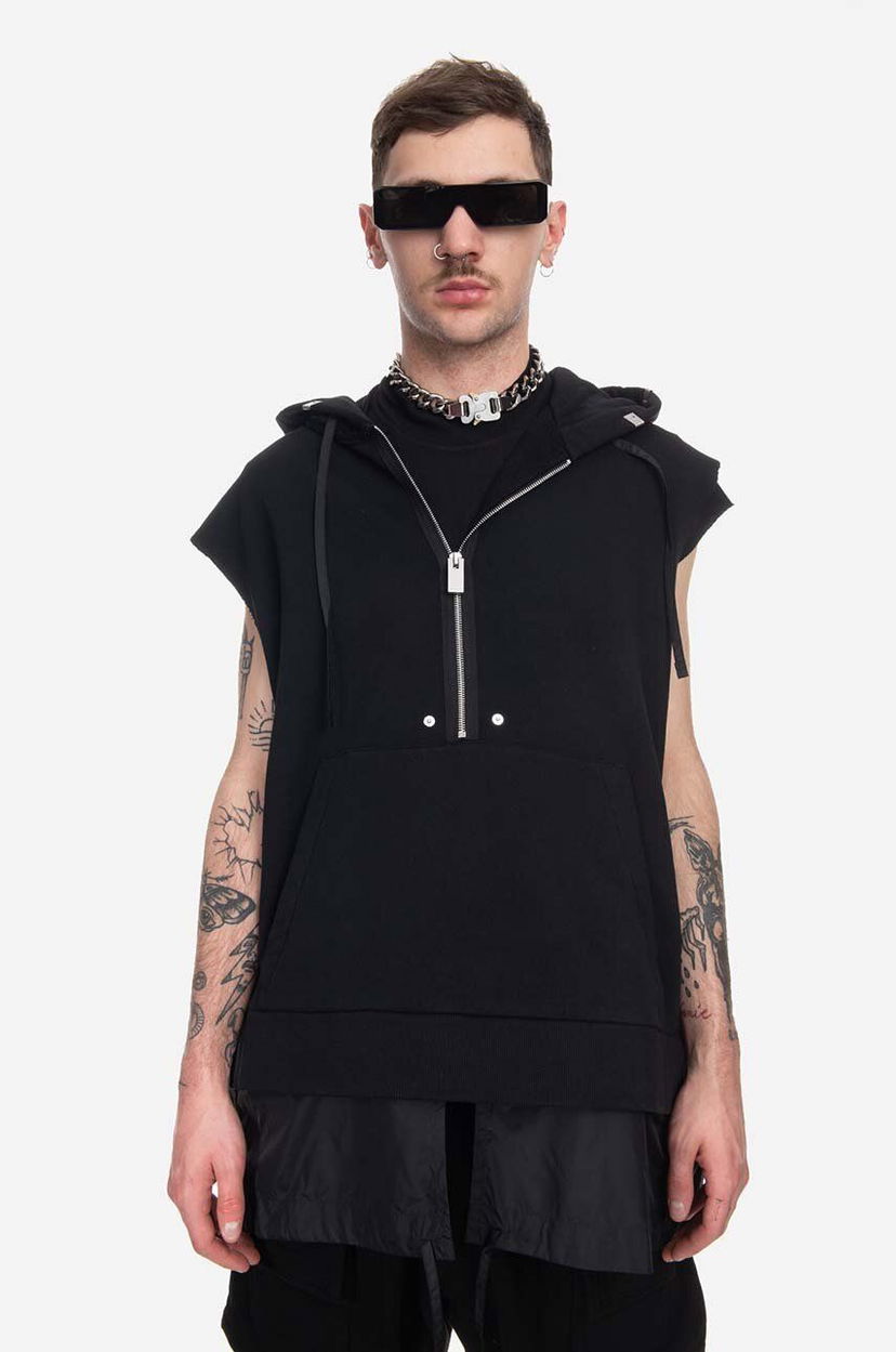Sweatshirt 1017 ALYX 9SM Sleeveless Hoodie Svart | AAMSH0203FA01