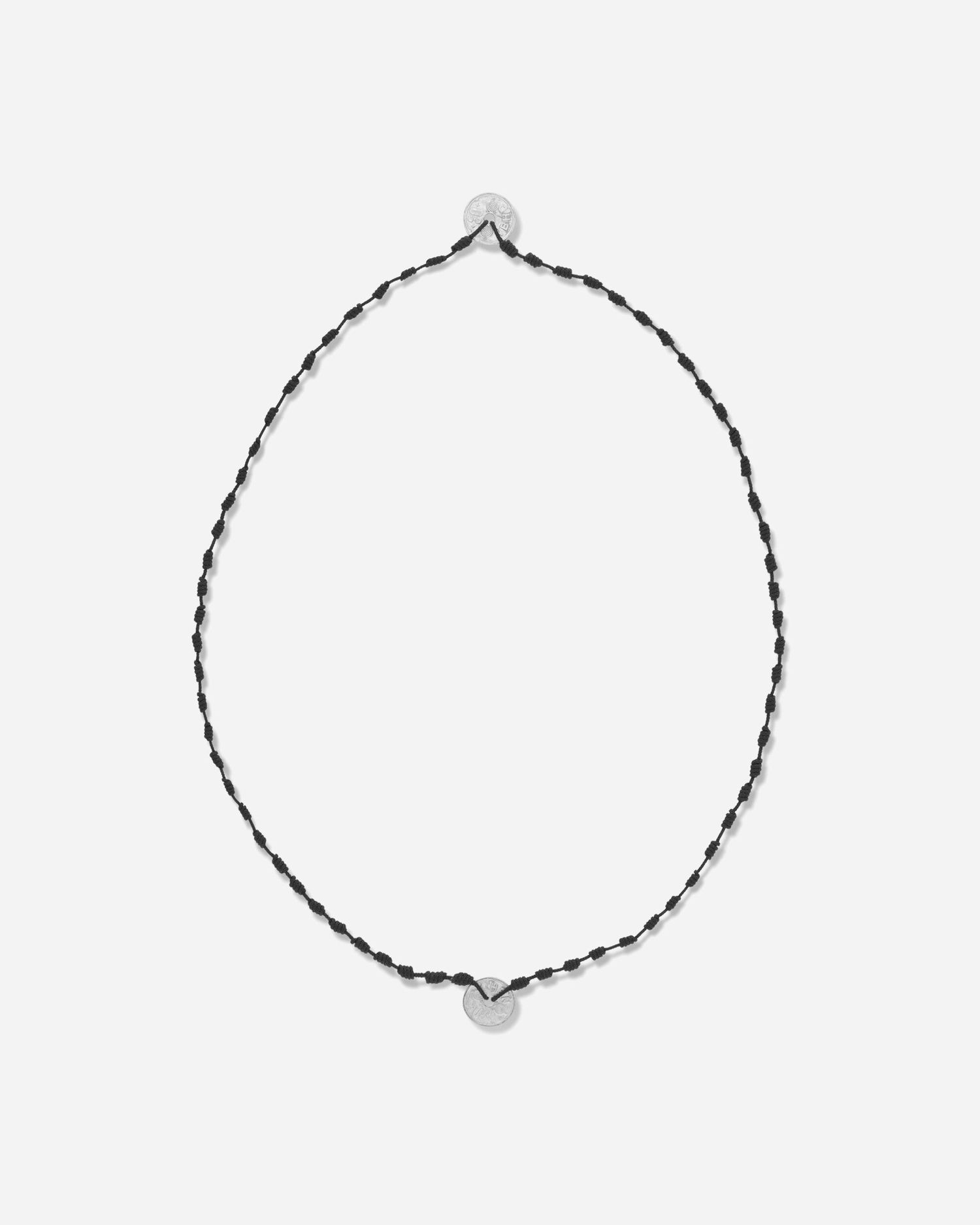 Halsband Neighborhood Cord Coin Necklace Svart | 251MYNH-AC03 BK, 0