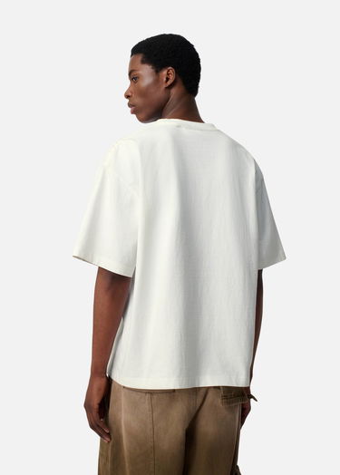 T-shirt AXEL ARIGATO Men's Relaxed Fit T-Shirt with Drawstring Hem Vit | A3443001, 3