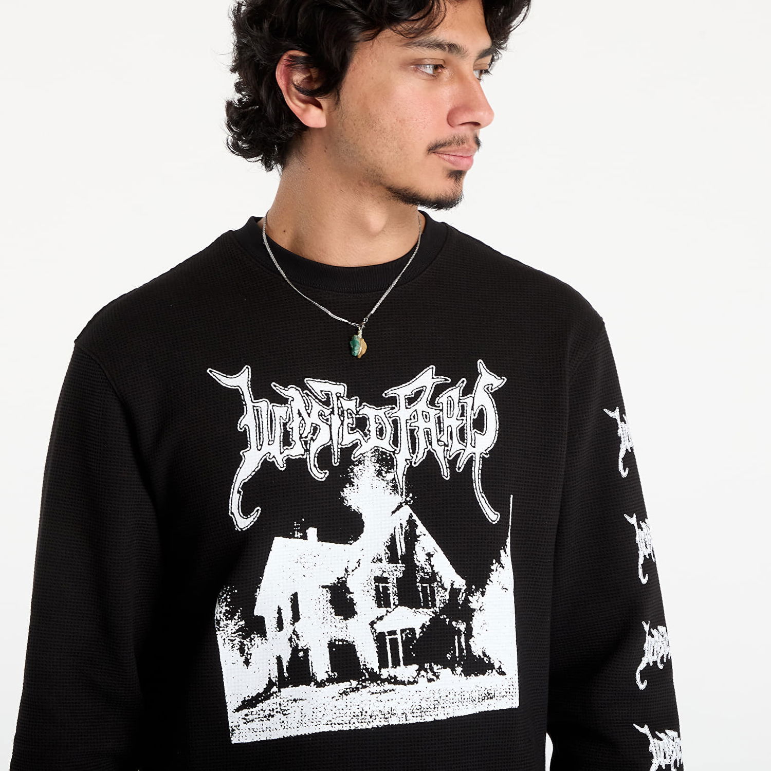 Sweatshirt Wasted Paris Wasted Paris Ignited Thermal Sweatshirt Svart | WP_000297, 1