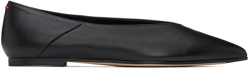 Kläder Aeyde Aeyde Moa Ballerina Flats Svart | A11-FL-VNCP08FL-0118-800-007, 0