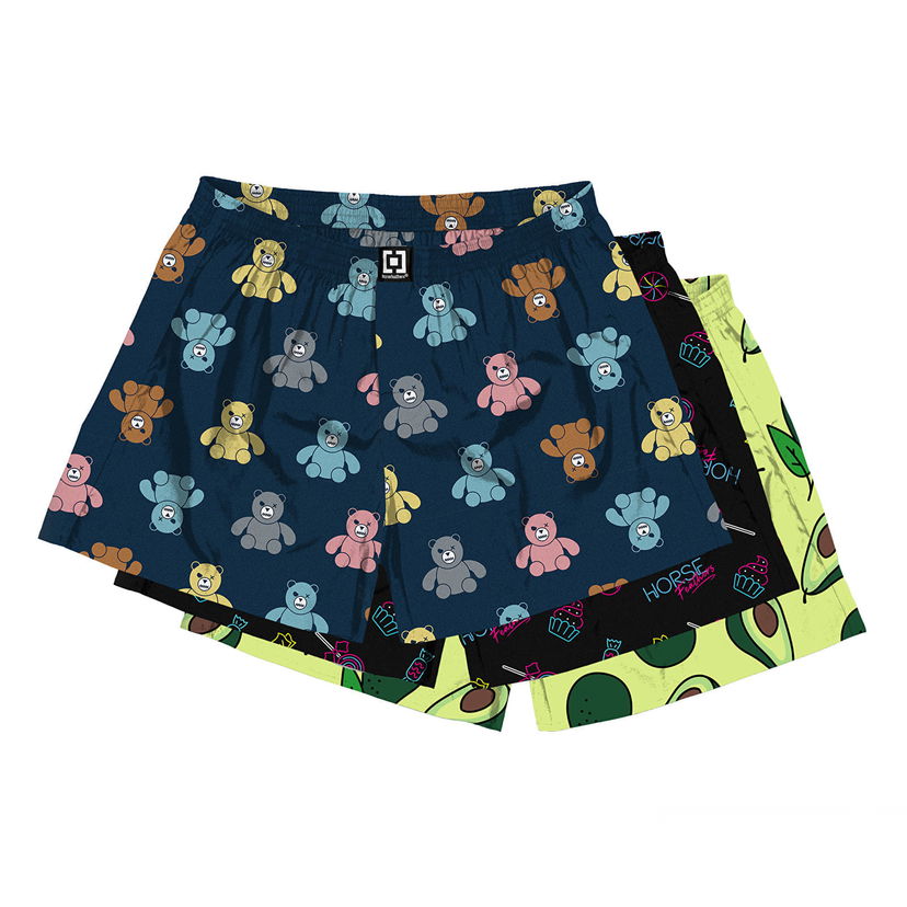 Boxare Horsefeathers Manny 3-Pack Boxer Shorts Bundle 5 Flerfärgad | AM165D