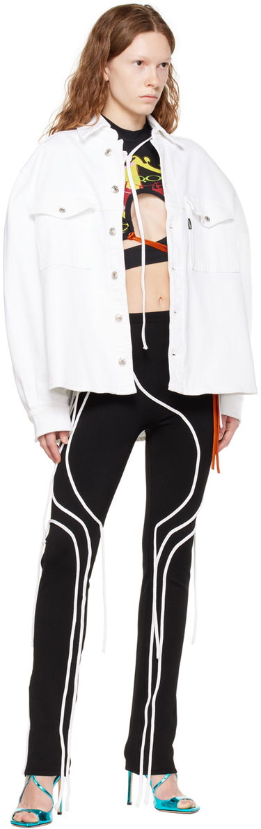 Damasker Ottolinger Ottolinger Strappy Leggings Svart | 703101, 3