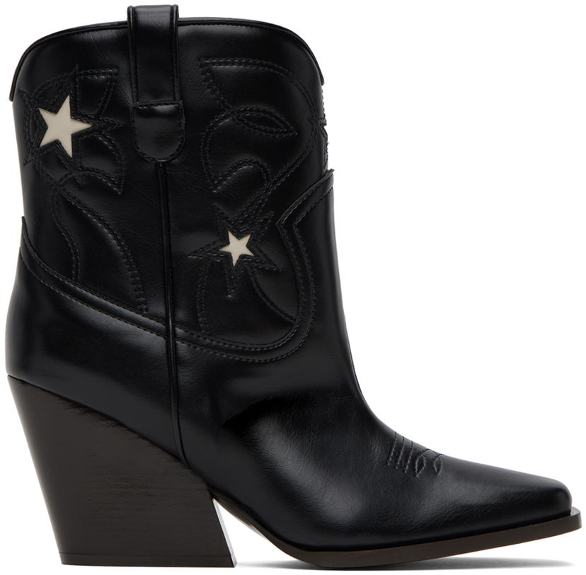 Sneakers och skor Stella McCartney Alter Mat Star Western Boots Svart | 810260E00122
