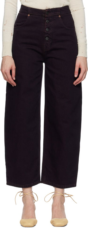 Jeans Maison Margiela MM6 Maison Margiela Barrel-Leg Jeans Bourgogne | S52LA0268 M30032, 0