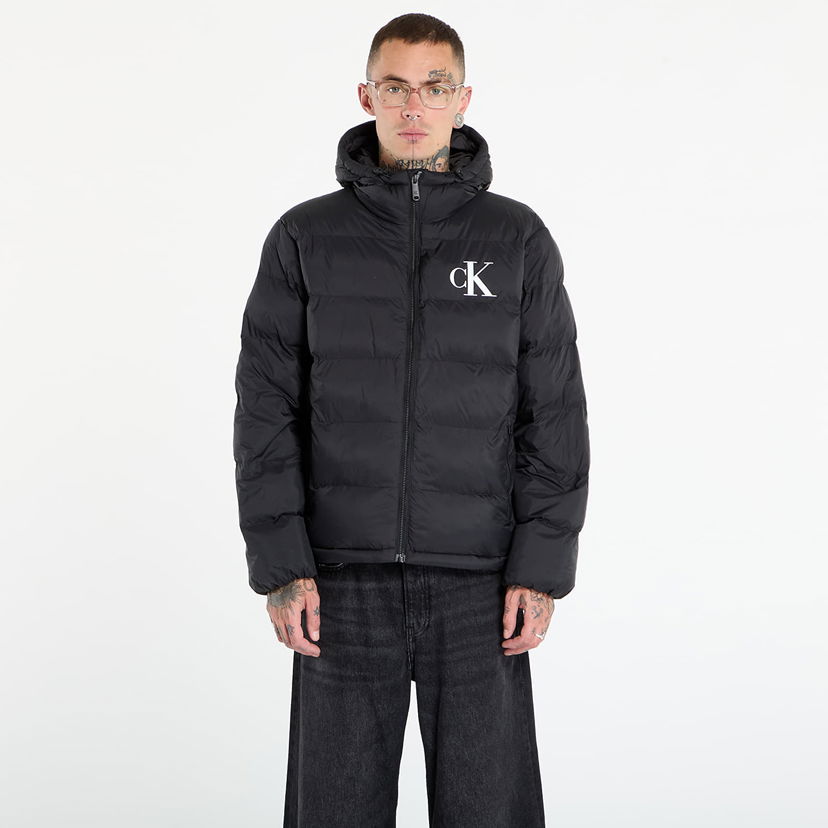 Pufferjacka CALVIN KLEIN Calvin Klein Jeans Monogram Puffer Jacket Svart | LV04RD528G UB1