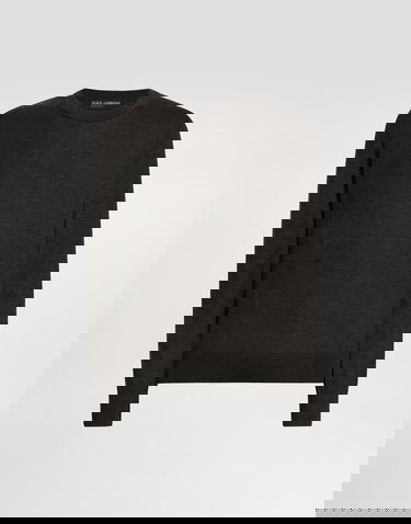 Sweater Dolce & Gabbana Dolce & Gabbana Cashmere Pullover Grå | GXX02TJBW05N1254, 0
