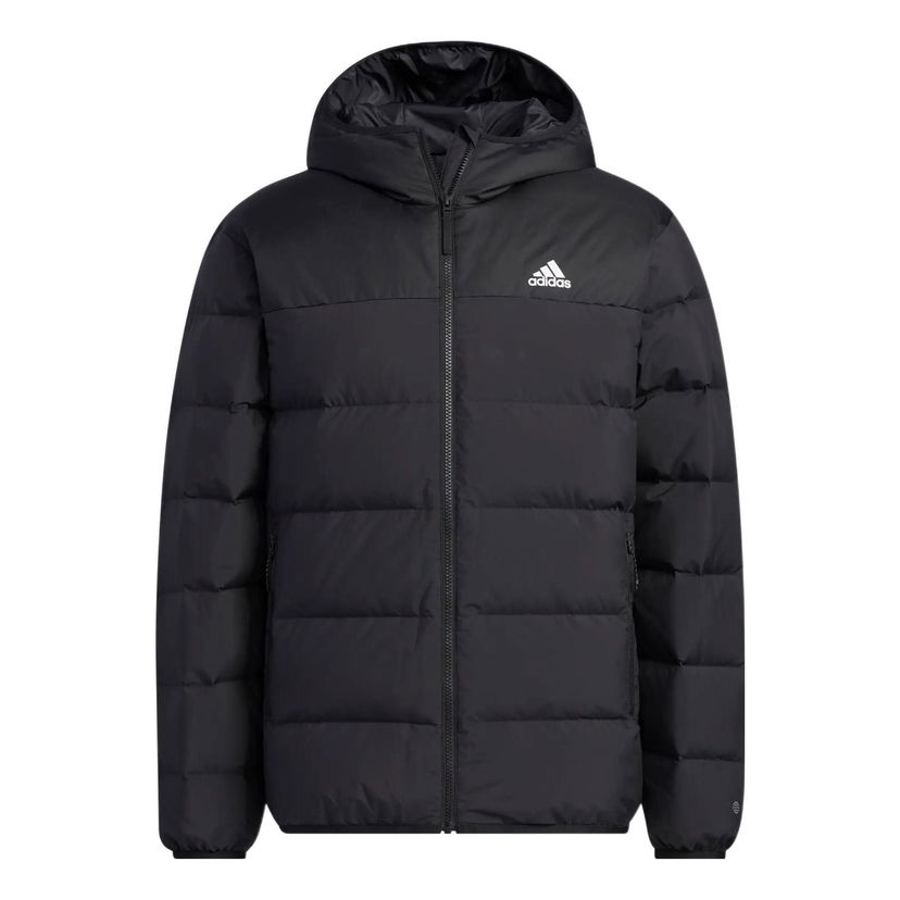 Pufferjacka adidas Originals Hooded Puffer Jacket Svart | HZ2597