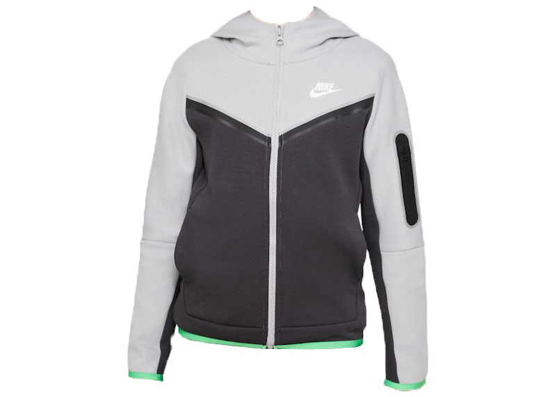Sweatshirt Nike Kids' Sportswear Tech Fleece Full-Zip Hoodie Grå | CU9223-078