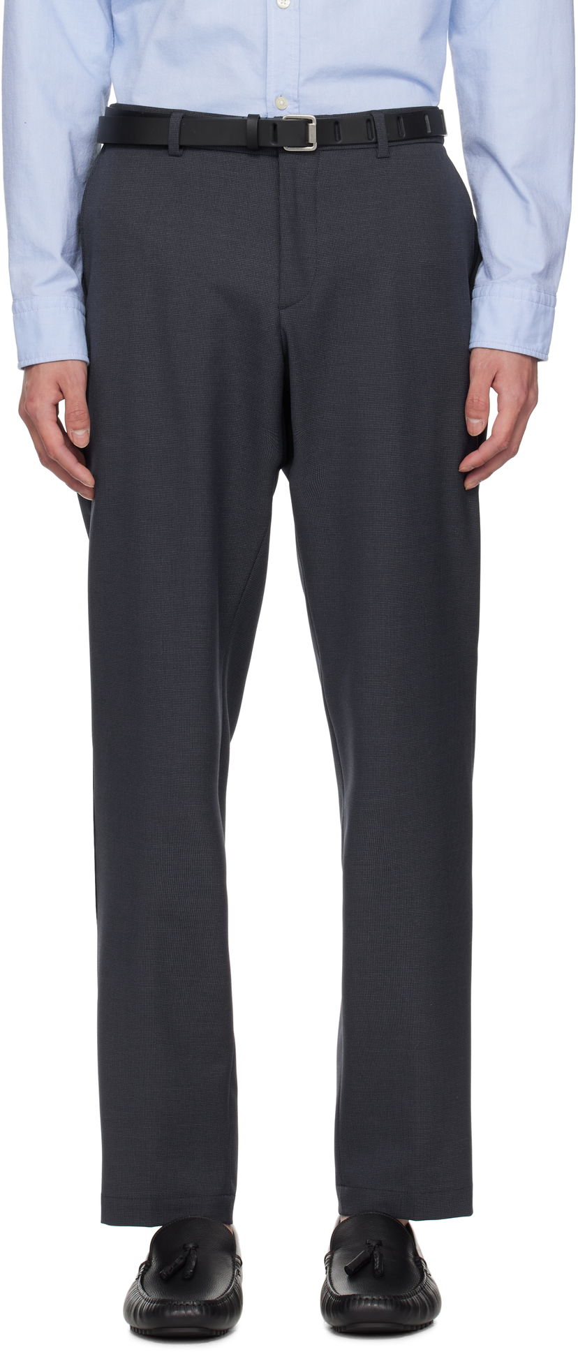 Byxor BOSS BOSS Houndstooth Dressletic Trousers Grå | 50534613