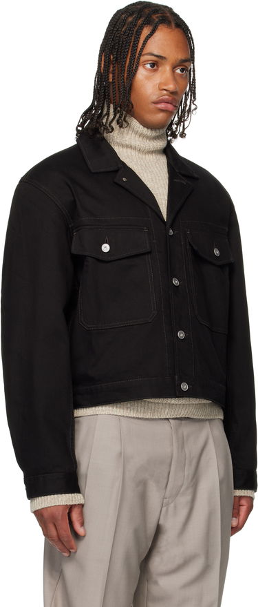 Jacka LEMAIRE LEMAIRE Denim Trucker Jacket Svart | OW1188 LD1055, 1