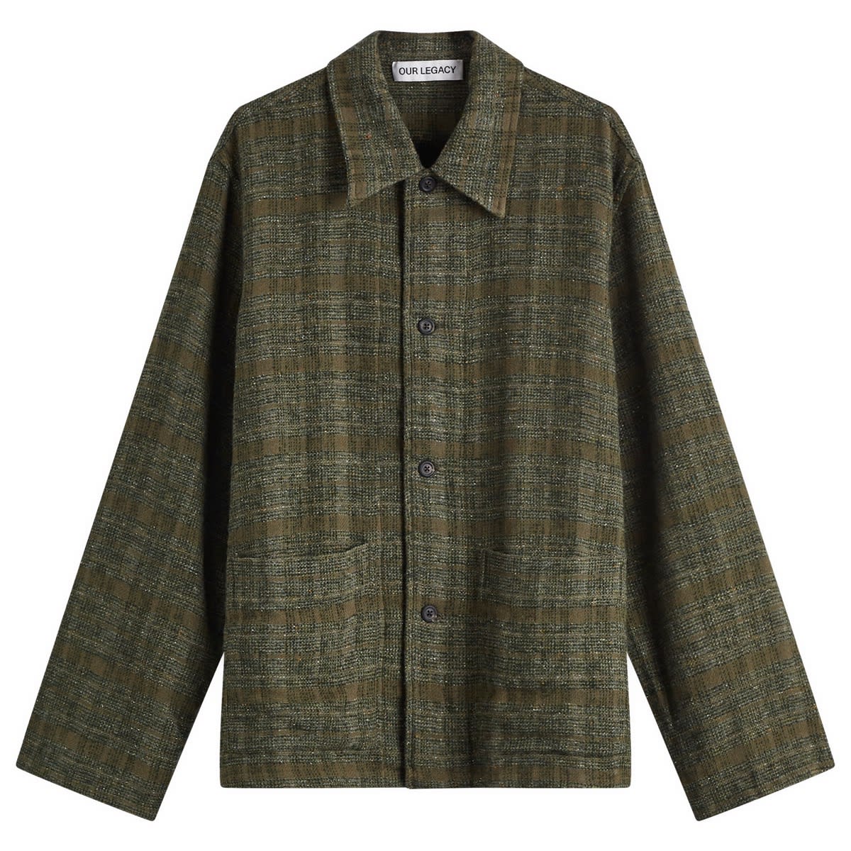 Jacka OUR LEGACY Check Haven Sparse Check Grön | M4242HS, 0