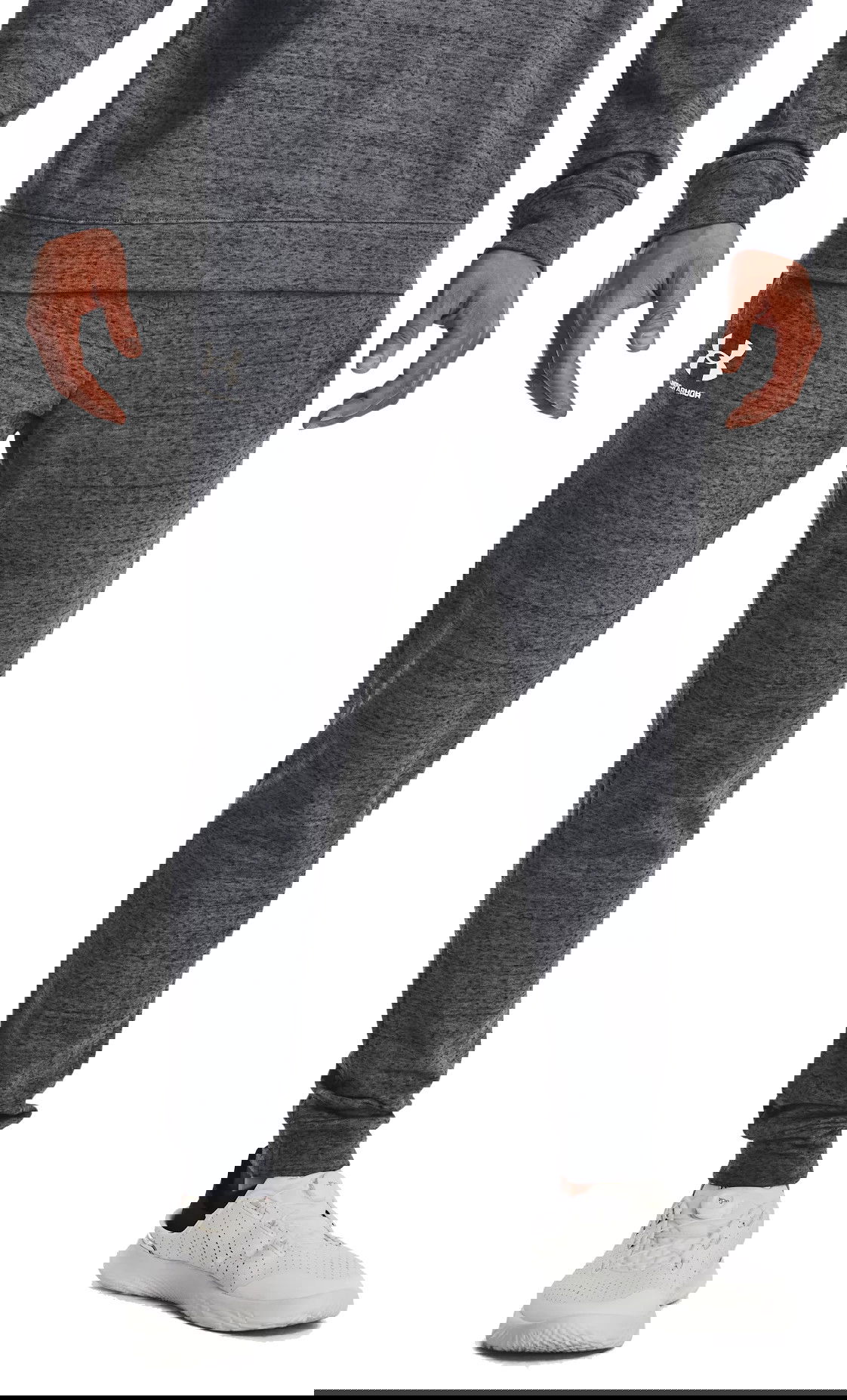 Träningsbyxor Under Armour UA Rival Terry Grå | 1380843-012, 0