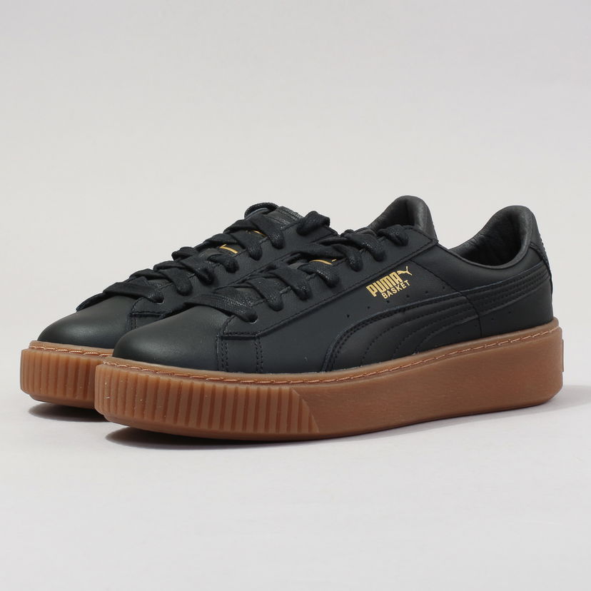 Sneakers och skor Puma Basket Platform Core black / black Svart | 364040 02