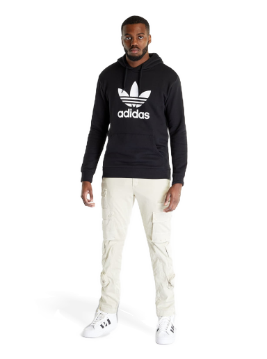 Sweatshirt adidas Originals Adicolor Classics Trefoil Hoodie Svart | IA4883