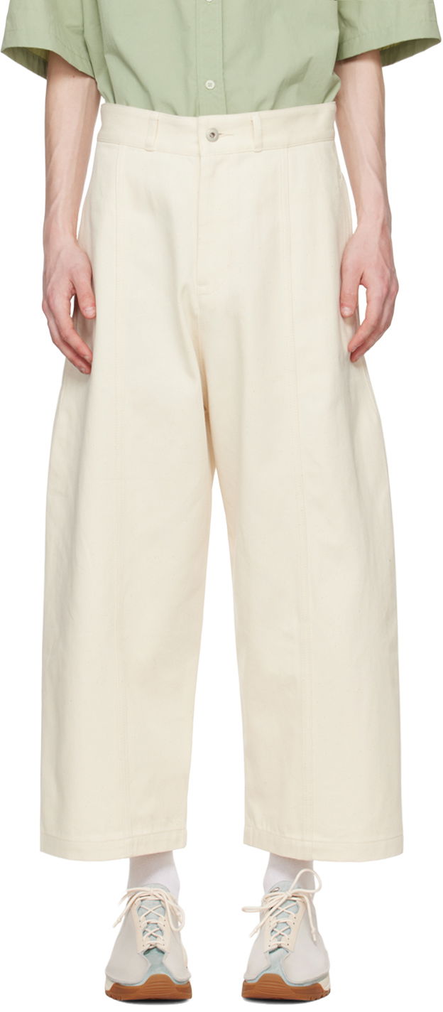 Byxor sage NATION Sage Nation Welt Jeans Beige | S083