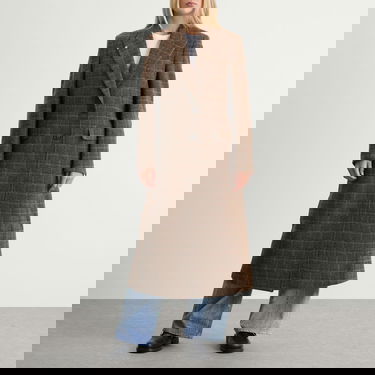 Rockar OUR LEGACY Our Legacy Manta Coat Dorf Check Brun | W4251MD, 2