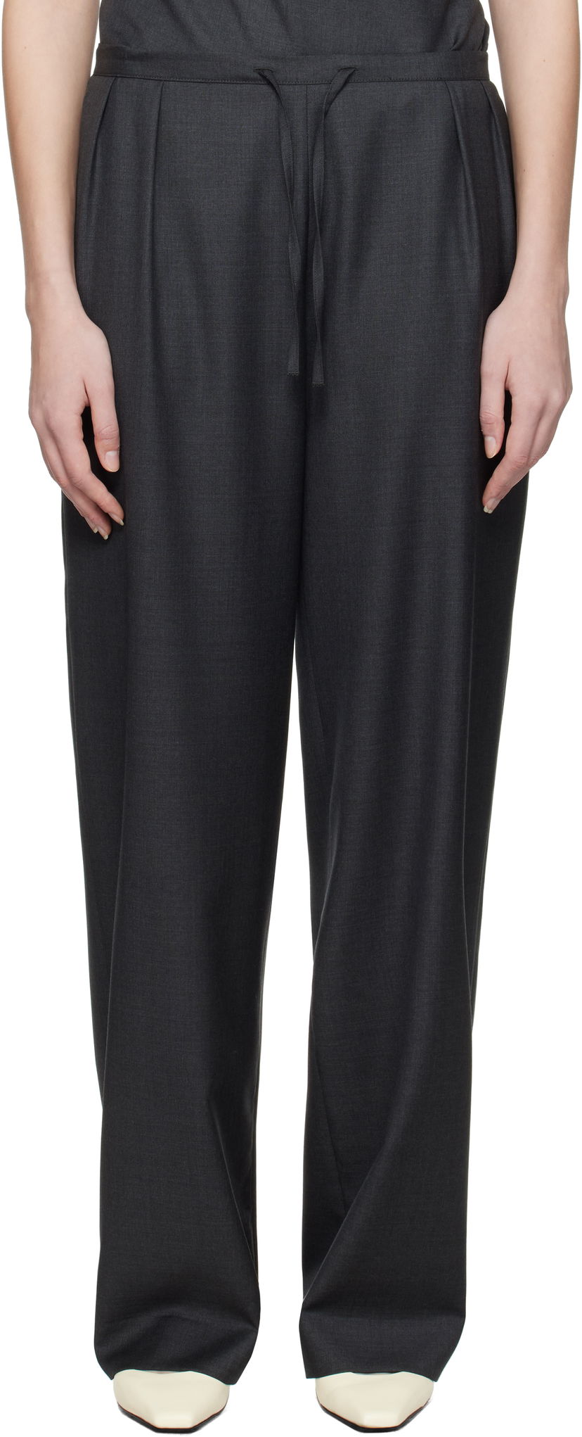 Byxor Loulou de Saison Loulou de Saison Cove Trousers Svart | COVE