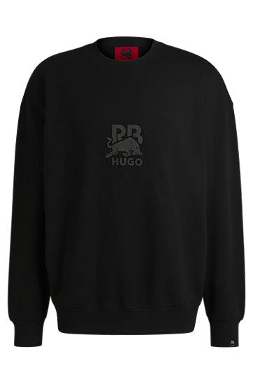 Sweater BOSS HUGO x Red Bull Cotton-Terry Sweatshirt Svart | 50542806
