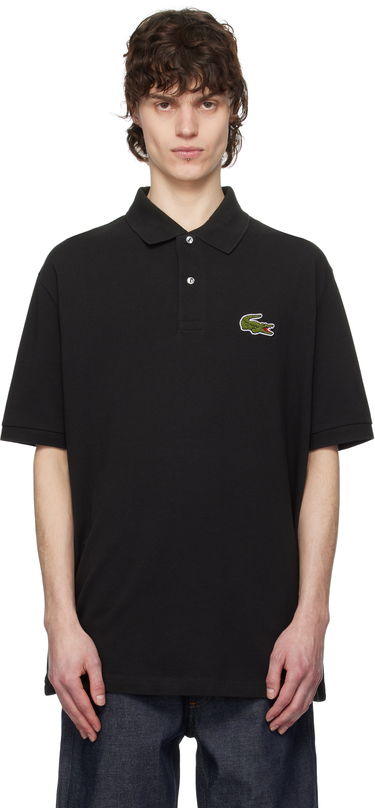 Polotröja Lacoste Loose Fit Pique Badge Polo Svart | PH2751_031, 0