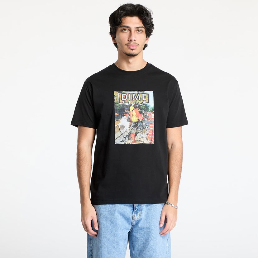 T-shirt Dime DIME Pothole T-Shirt Svart | DIMEHO2461BLK