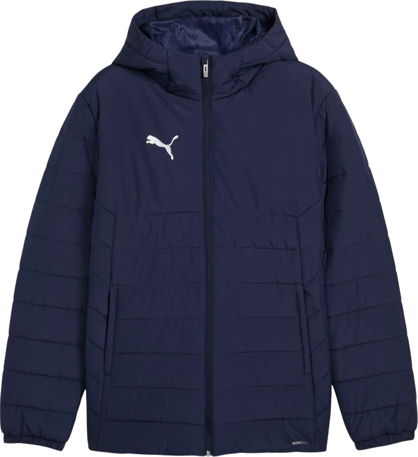 Pufferjacka Puma Puma teamAdiitions Padded Hooded Jacket Mörkblå | 659795-06