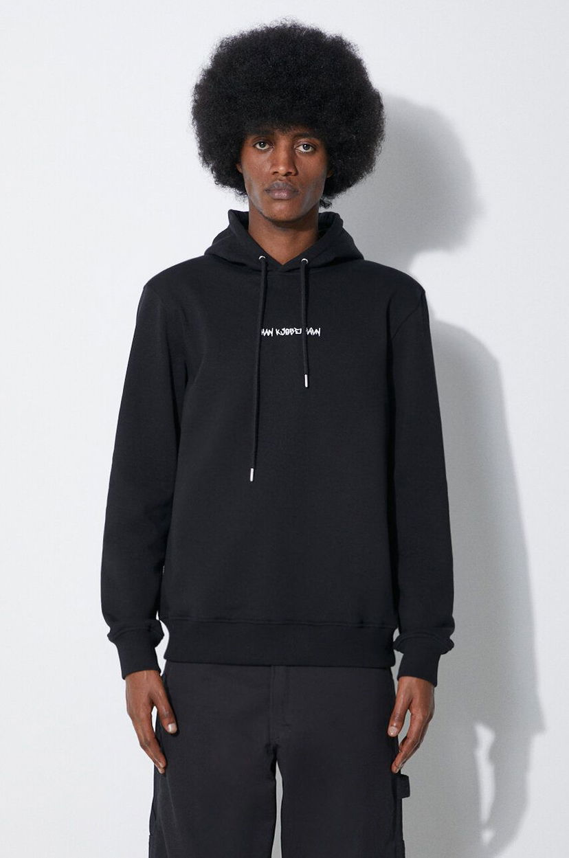 Sweatshirt Han Kjøbenhavn Han Kjøbenhavn Graphic Hoodie Svart | M.133616
