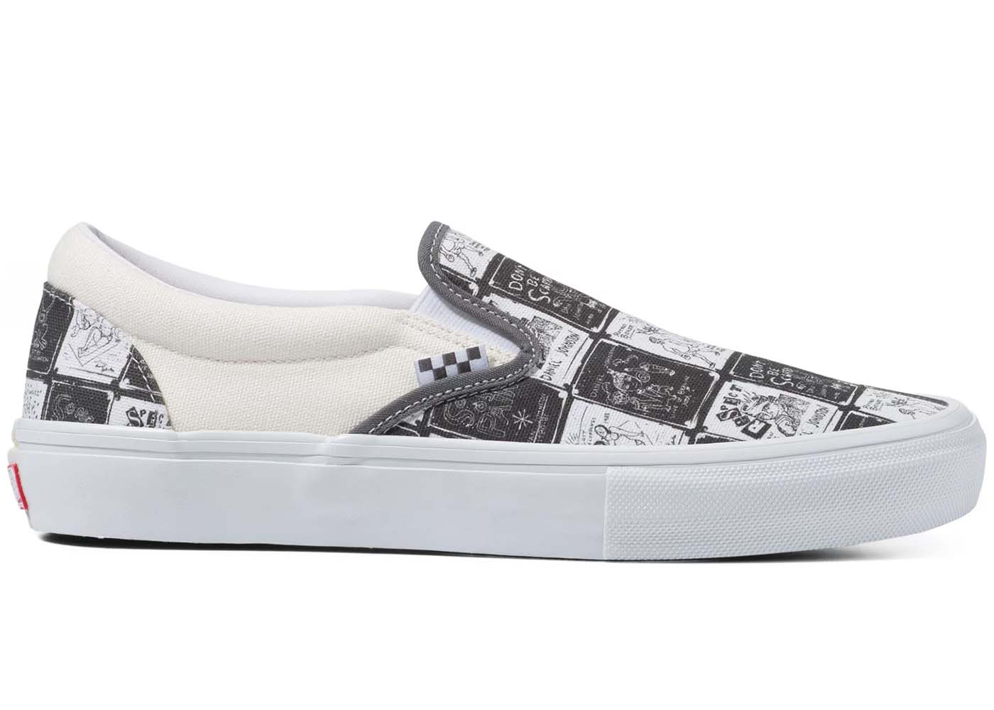 Sneakers och skor Vans Skate Slip-On Daniel Johnston Hi, How are you Vit | PVN0A5fCAAO7, 0