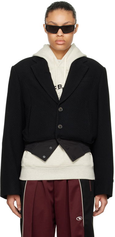 Väst ADER ERROR Paneled Cropped Blazer Svart | BMADFWBZ0101BK, 0