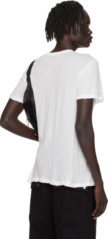 T-shirt Rick Owens Rick Owens Concordians Short Level T-Shirt Vit | RU02E1265 UC, 2