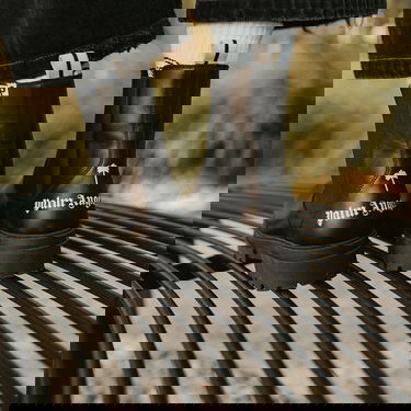 Sneakers och skor Palm Angels Pa Chelsea Boot Black White Svart | PBID001F24LEA0011001, 6