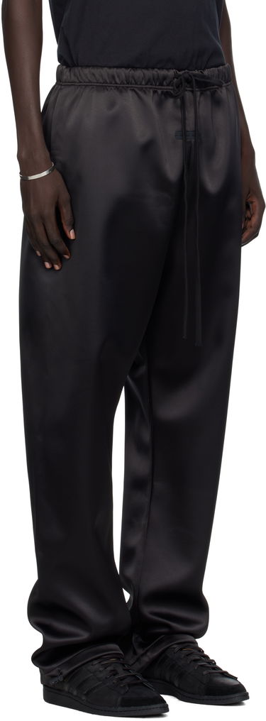 Träningsbyxor Fear of God Fear of God ESSENTIALS Bonded Satin Relaxed Track Pants Svart | 130SP258210F, 1