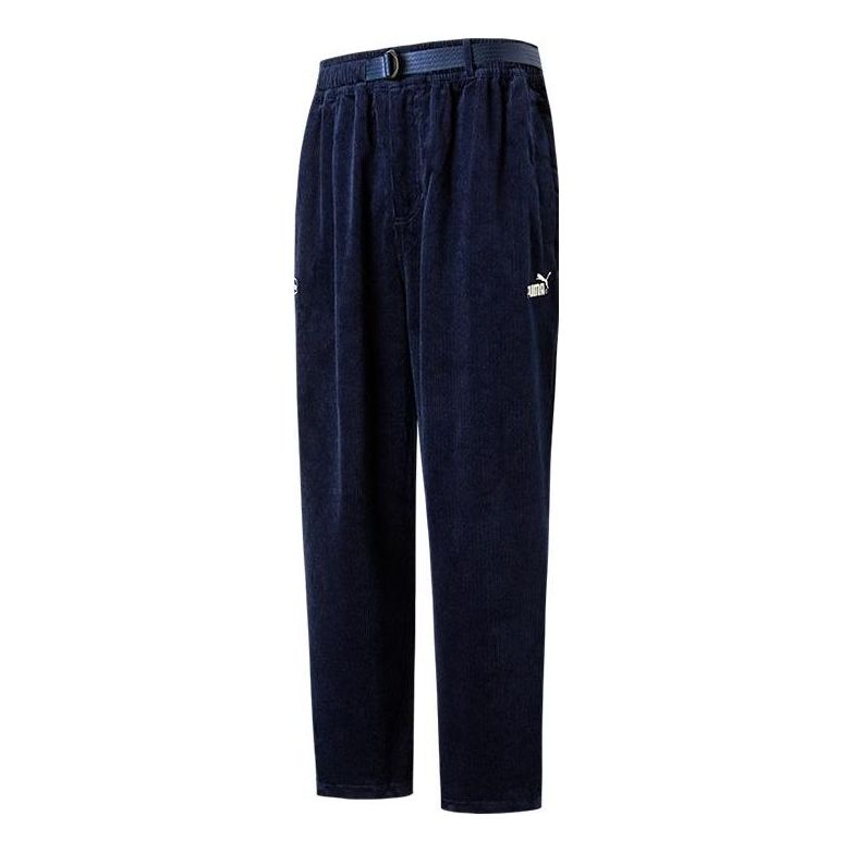 Byxor Puma Puma x Butter Goods Corduroy Relaxed Fit Track Pants Mörkblå | 532437-06