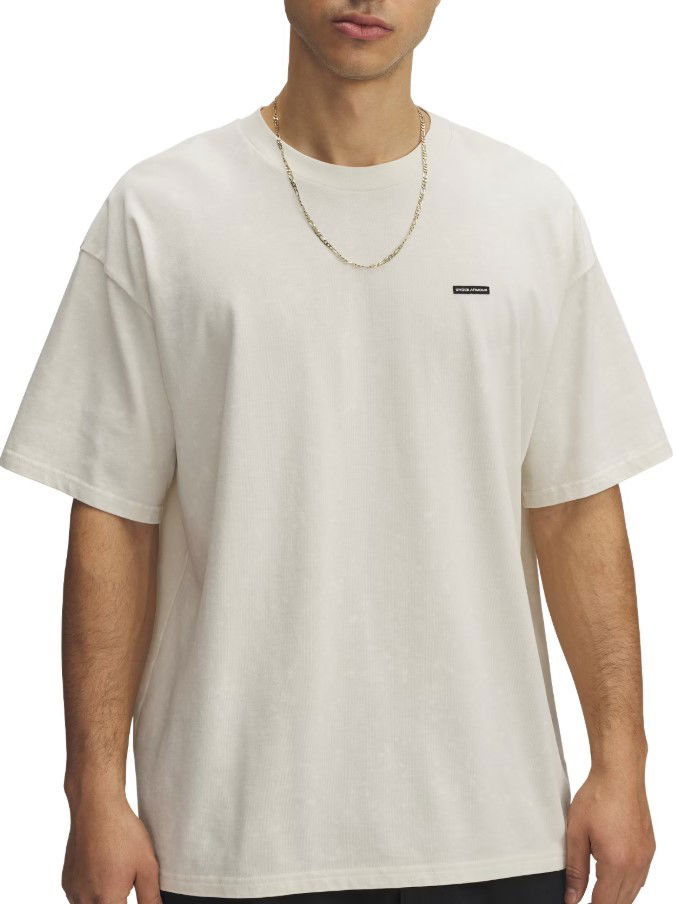 T-shirt Under Armour Under Armour HW OS Logo Wash T-Shirt Vit | 1389147-279