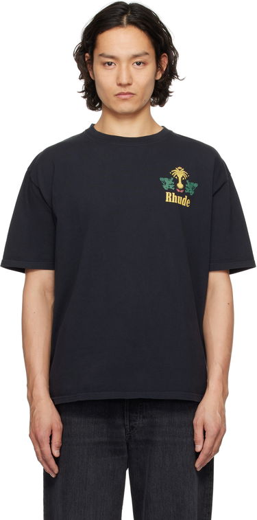 T-shirt Rhude Rhude Tobacco Graphic T-Shirt Svart | RHSS25TT09012, 0