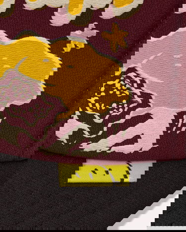 Keps KAPITAL TH.D.D. Graphic Trucker Cap Bourgogne | K2506XH547 BURGUNDYXBLK, 6