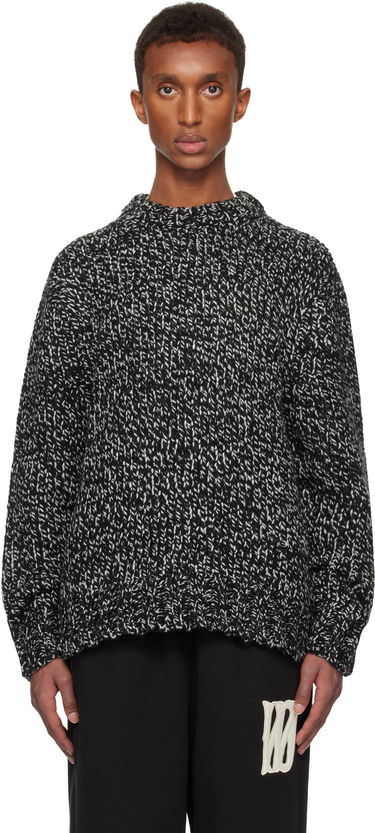 Sweater We11done We11done Chunky Knit Sweater Svart | WD-KT3-24-649-U-B2, 0