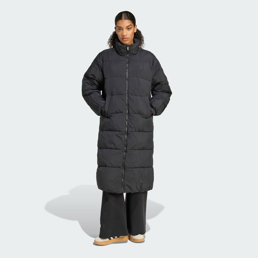 Rockar adidas Performance Adicolor Long Padded Jacket Svart | JX2957
