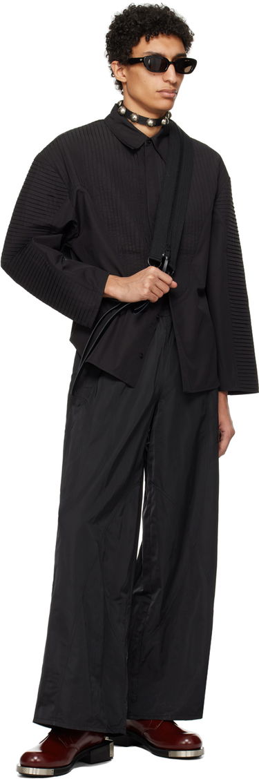 Träningsbyxor Han Kjøbenhavn Han Kjobenhavn Oversized Track Pants Svart | M-133661, 3