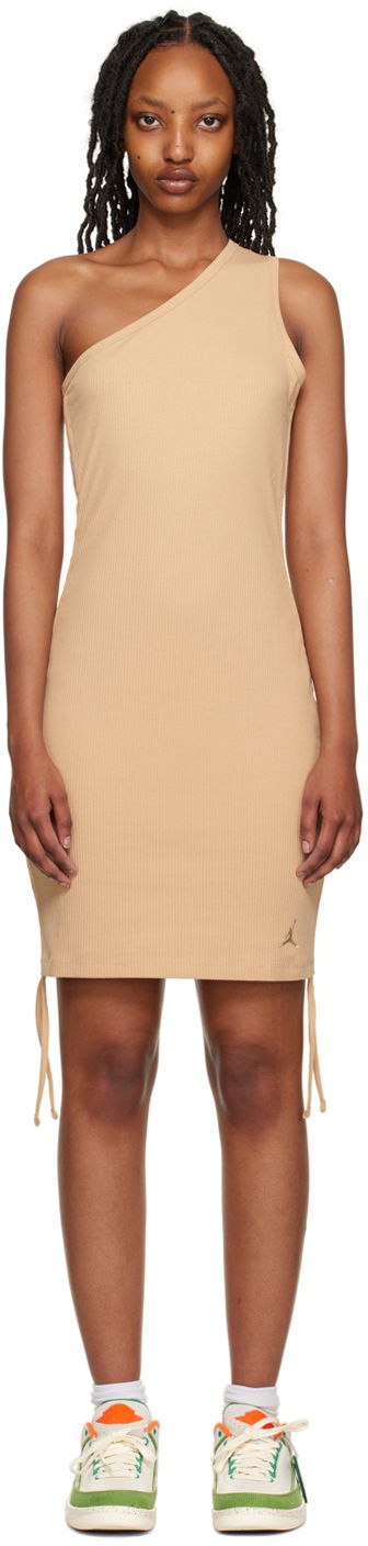 Klä Jordan Ruched Mini Dress Beige | FJ1397-254, 0