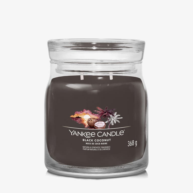 Ljus Yankee Candle Signature Medium Jar Candle - Black Coconut Brun | 40504
