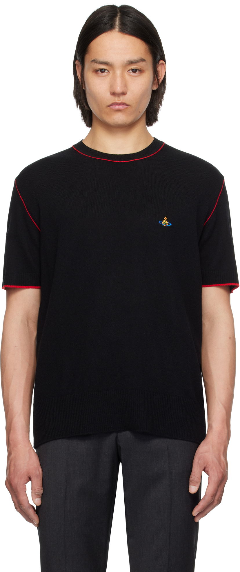 Sweater Vivienne Westwood Vivienne Westwood Alex T-Shirt Svart | 27010013-Y0037-