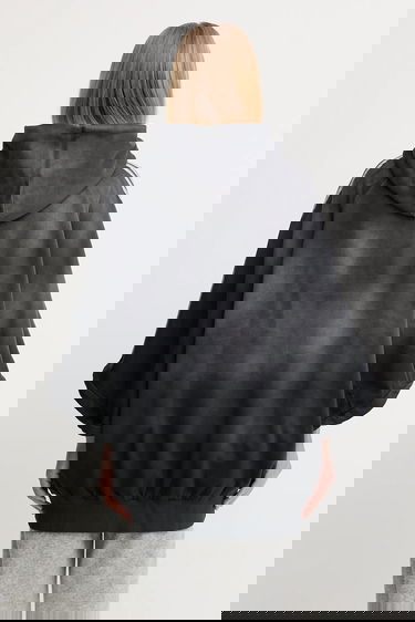 Sweatshirt adidas Originals adidas Originals Oversized Hoodie Svart | KE9806, 4