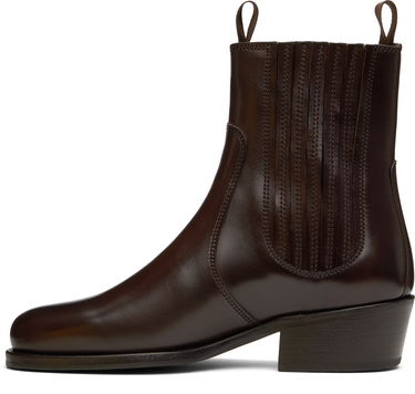 Kläder LEMAIRE Lemaire Leather Chelsea Boots Brun | FO0149 LL0106, 2