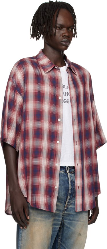 Skjorta Acne Studios Acne Studios Checked Button-Up Shirt Röd | CB0116-, 1